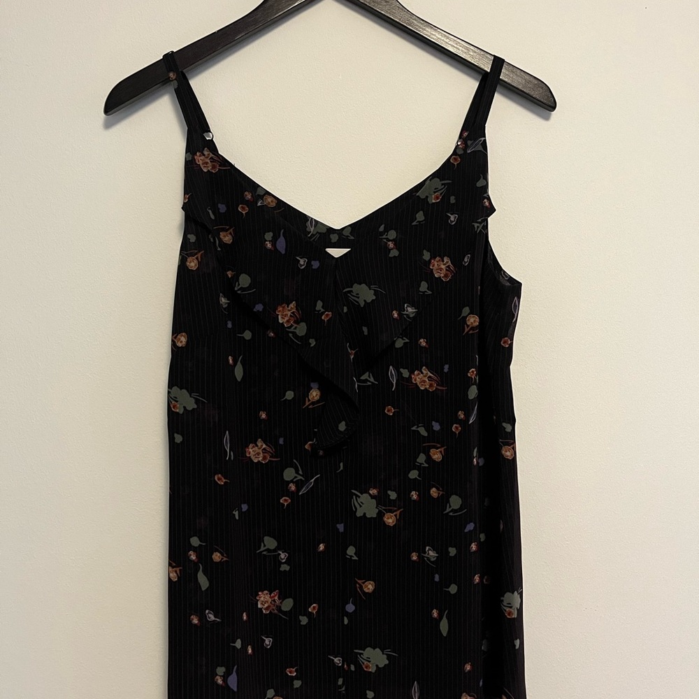 Cabi 3607 Floral Pine Stripe Tank Top